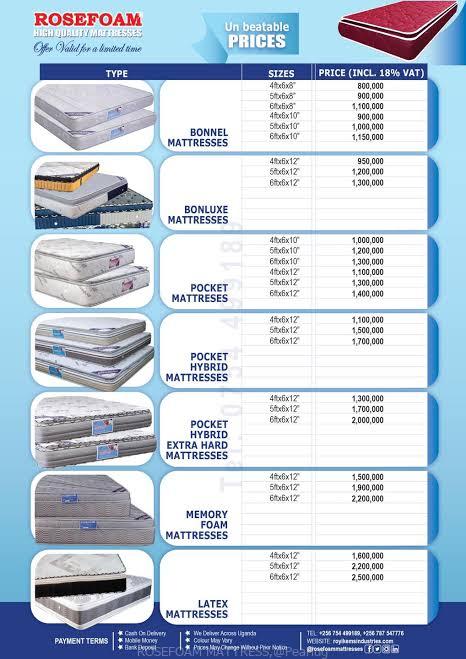 ROSEFOAM MATTRESS