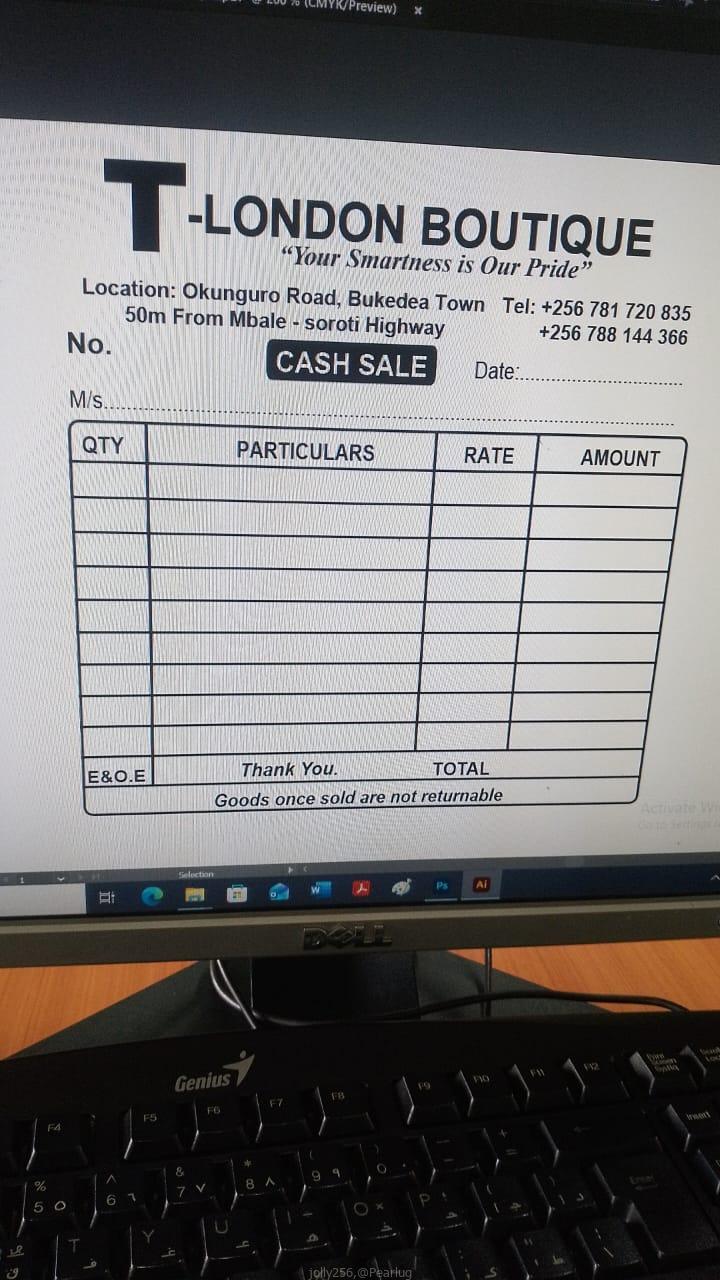Invoice books