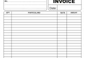 Invoice books