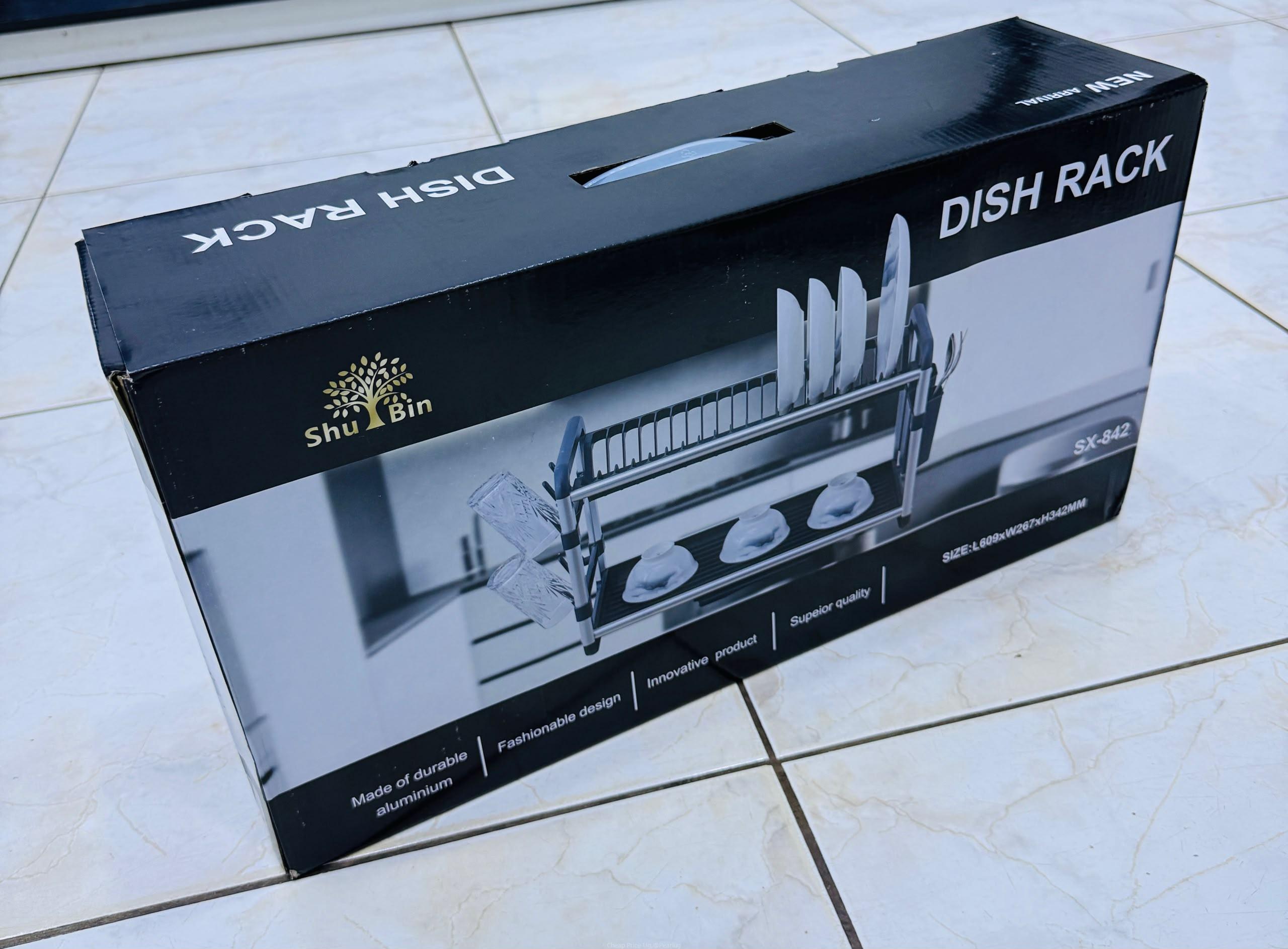2 Tier dish rack – plastic plate rack
