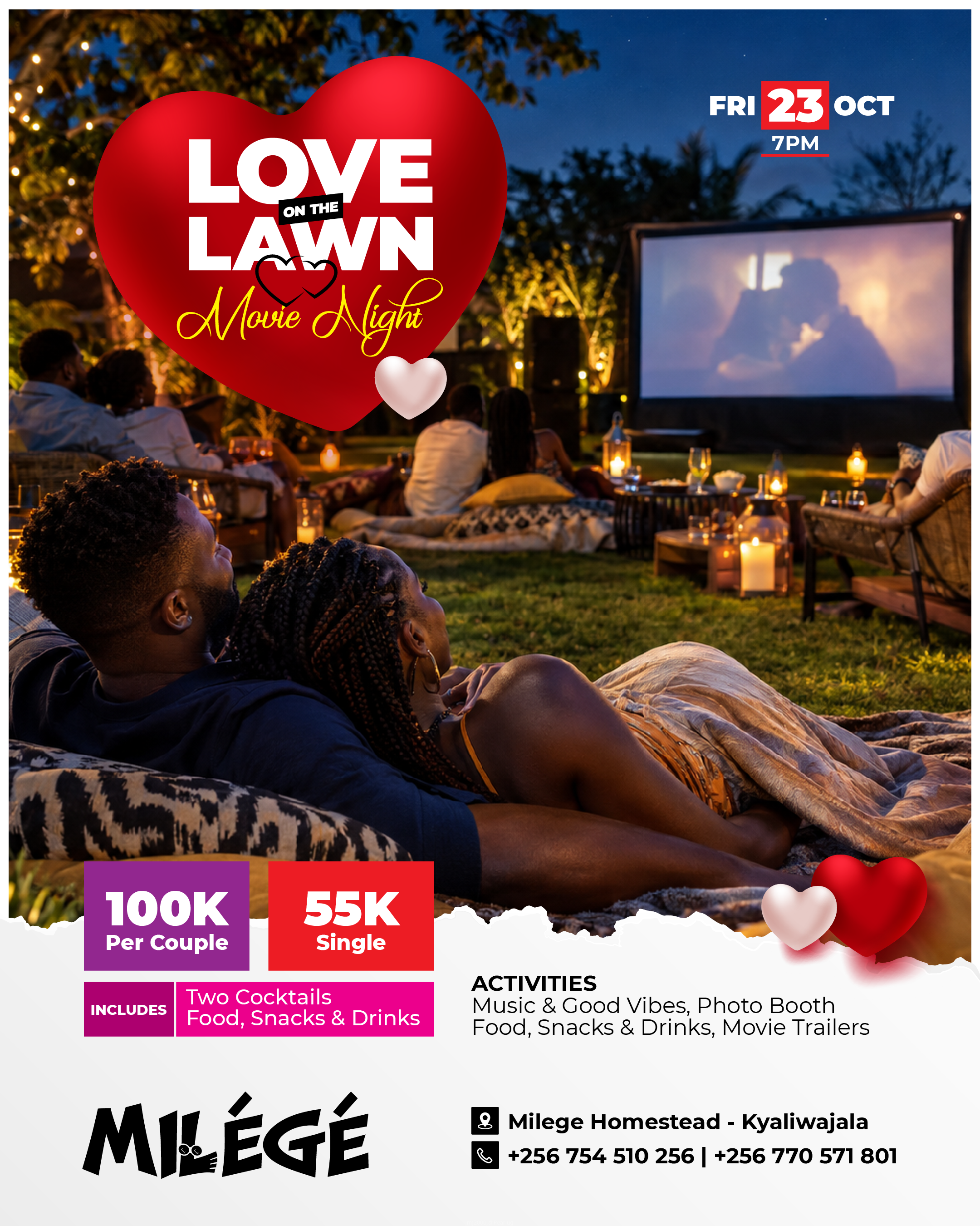 Movie Night: Love on the lawn