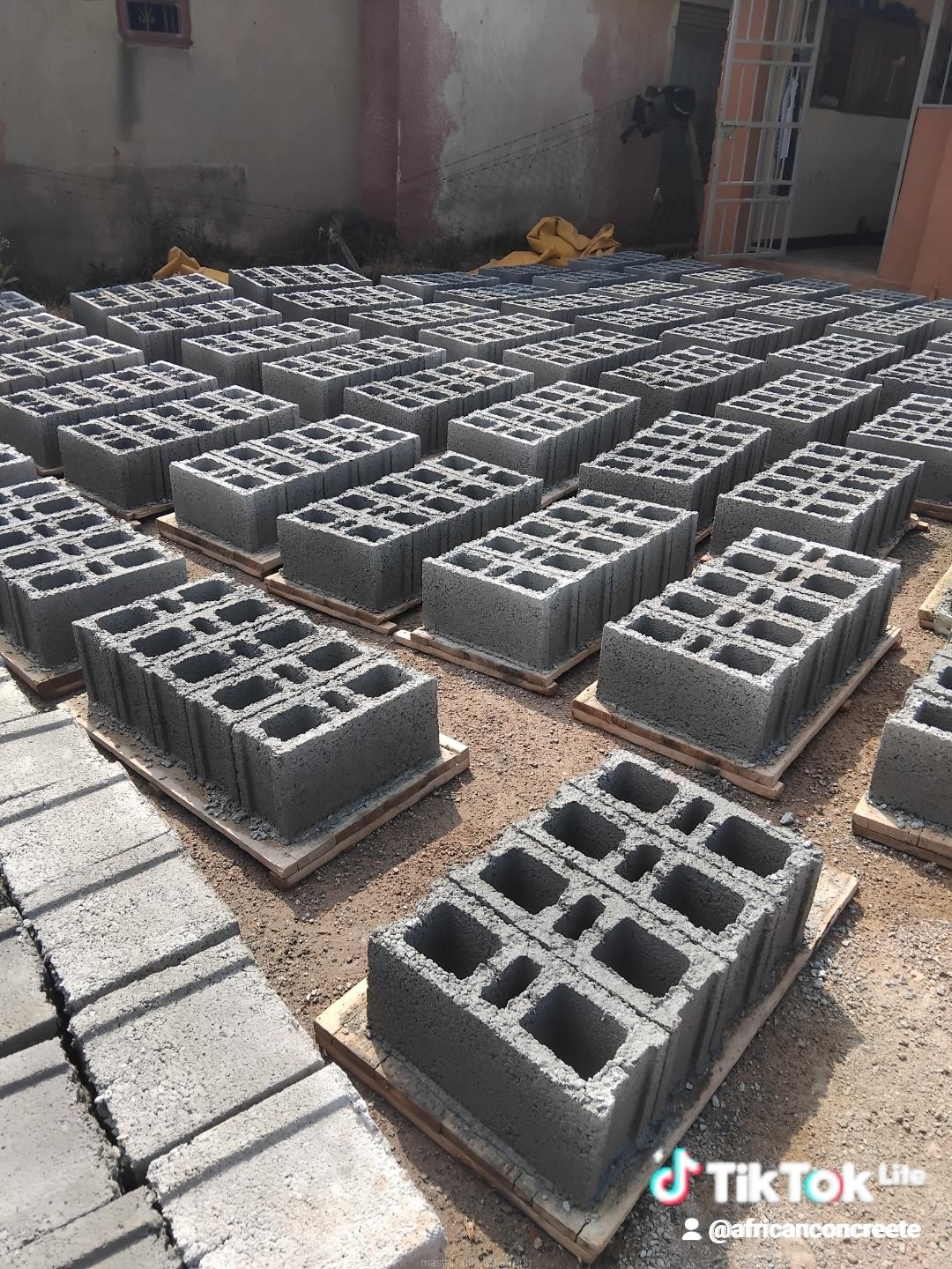 Swimming pool and blocks tumaker and toilet slabs